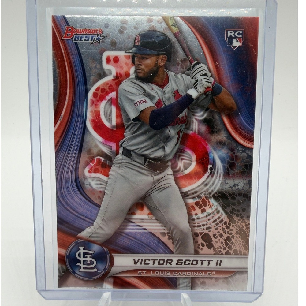 Victor Scott II Rookie Card 2024 Bowman's Best 61 MLB St. Louis Cardinals